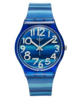 Swatch Watch, Unisex Swiss Color the Sky Rainbow Plastic Strap 34mm GS124   Juniors