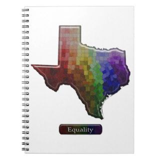 LGBT Equality Texas Rainbow Map   LGBT Equality Note Books