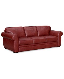 Carmine Leather Sofa   Furniture
