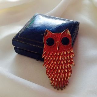 owl brooch by iamia