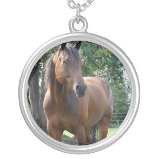 Bay Thoroughbred Horse Necklace