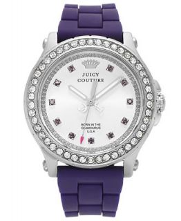 Juicy Couture Watch, Womens Pedigree Plum Silicone Strap 38mm 1901067   Watches   Jewelry & Watches