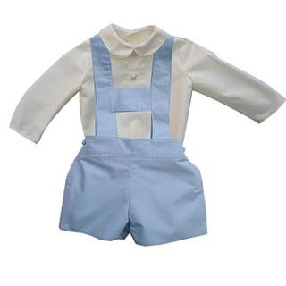 baby boys paco shirt and shorts outfit by lalaa