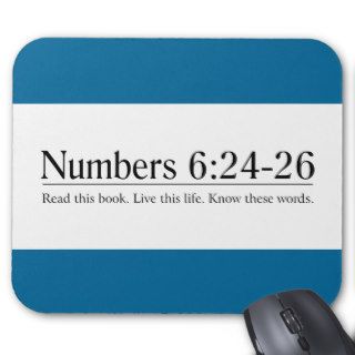 Read the Bible Numbers 624 26 Mouse Pads