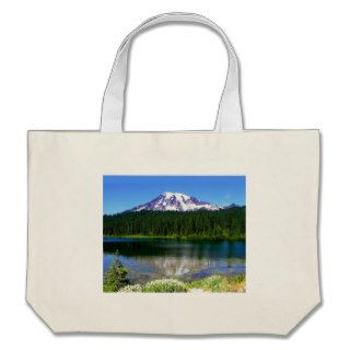 Reflection Lake, Mount Rainier, WA, USA Tote Bag