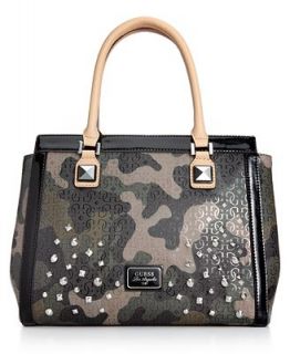 GUESS Handbag, Specks Camo Satchel   Handbags & Accessories