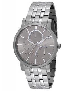 Kenneth Cole New York Watch, Mens Stainless Steel Bracelet 44mm KC9237   Watches   Jewelry & Watches