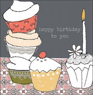 birthday cake cards by stop the clock design