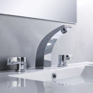 Kraus Bathroom Combos Widespread Waterfall Illusio Faucet with Double