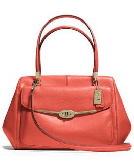 COACH MADISON MADELINE EAST/WEST SATCHEL IN LEATHER   COACH   Handbags & Accessories