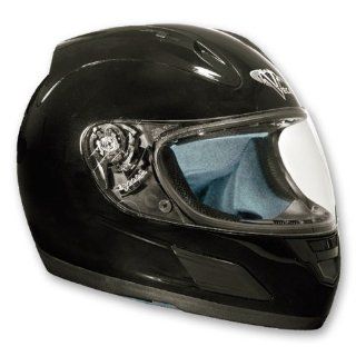 Vega DOT Vented Solid Altura Full Face Motorcycle Helmet (5 colors)  (XS, FLAT BLACK) Automotive