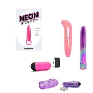 Neon Lil Finger Vibe   Pink Ultimate Sex Combo Health & Personal Care
