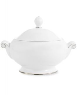Lenox Serveware, Opal Innocence Carved Covered Soup Tureen with Ladle   Casual Dinnerware   Dining & Entertaining