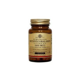 Solgar Methylcobalamin (Vitamin B12) 1000 mcg Nuggets, 30 Nuggets 1000 mcg (Pack of 2) Health & Personal Care