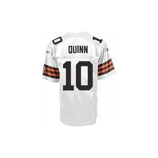 Brady Quinn #10 Browns YOUTH White Replica Jersey  Athletic Jerseys  Sports & Outdoors