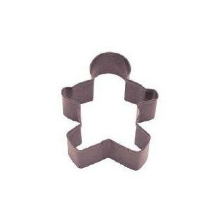 Gingerbread Man Cookie Cutter 3.5" Poly Brown   Gingerman Cookie Cutter