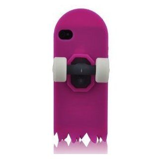 I Need 3D Skateboard Skiing Skis Cartoon Gel Jelly Silicone Rubber Stand Case Cover Skin for Iphone 4 4G 4S (PRUPLE) pruple Cell Phones & Accessories