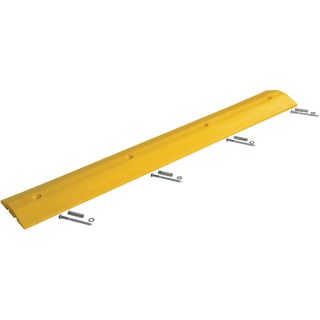 Vestil Speed Bump — 106in.L x 10in.W x 3in.H, For Concrete, Yellow, Model# SB-108  Speed Bumps