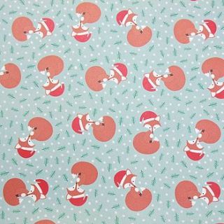 rusty the fox christmas wrapping paper by lisa angel homeware and gifts
