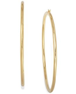 14k Gold Vermeil Earrings, Round Hoop Earrings   Earrings   Jewelry & Watches