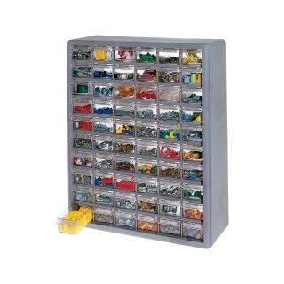 Stack-On Multi Drawer Storage Cabinet — 60 Drawer, 14 7/8in. x 6 3/8in. x 18 1/2in. Size  Stack on Multi Drawer Storage Cabinets