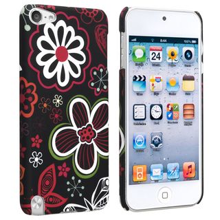 BasAcc Flower 21 Rubber Coated Case for Apple iPod Touch Generation 5 BasAcc Cases