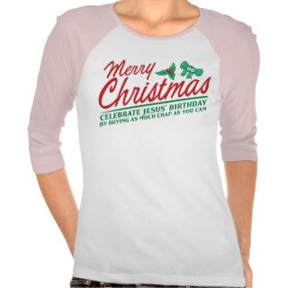 Merry Christmas   Celebrate Jesus' Birthday T shirt