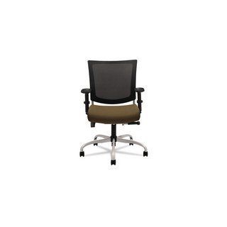 Global Graphic Medium Posture Mesh Back Chair, Tungsten Frame/Base, Barley Fabric Seat