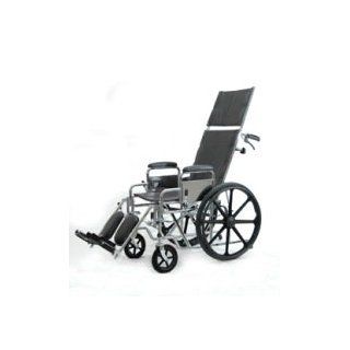 Full Reclining Wheelchairs   Removable Desk Arms, 18", Padded Elevating Legrests Health & Personal Care