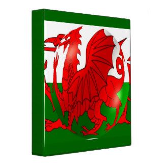 Welsh Flag With Bubble Binder
