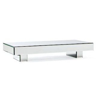 west elm Mirror Block Coffee Table, Mirrored Glass   Furniture