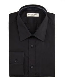 Burberry Classic Fit Dress Shirt, Black