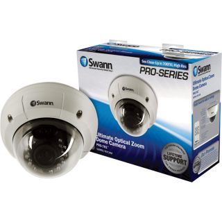 Swann Communications PRO-781 Ultimate Optical Zoom Dome Camera — Model# SWPRO-781CAM-US  Security Systems   Cameras