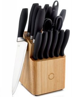 Martha Stewart Collection Soft Grip Cutlery, 17 Piece Set   Cutlery & Knives   Kitchen