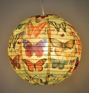 butterfly paper lantern by incognito