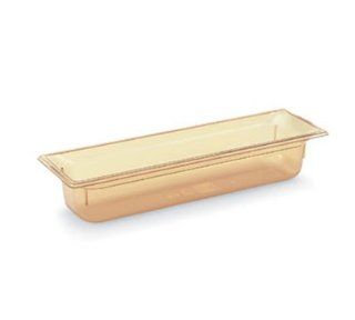 Vollrath 9054410 Half Size Long Hot Food Pan   4" Deep, Amber, Pack of 3 Health & Personal Care