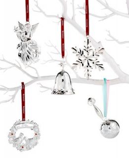 Waterford 2012 Silver Annual Christmas Ornaments Collection   Holiday Lane