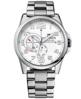 Tommy Hilfiger Watch, Mens Stainless Steel Bracelet 45mm 1790860   Watches   Jewelry & Watches