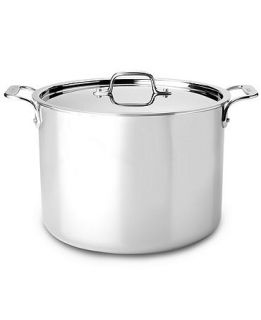 All Clad Stainless Steel 12 Qt. Covered Stockpot   Cookware   Kitchen