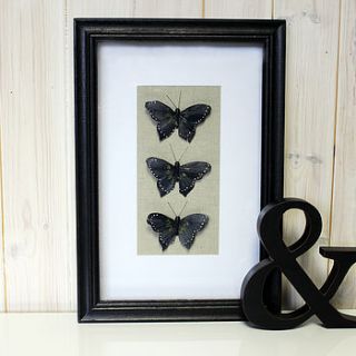 butterflies picture grey by lindsay interiors