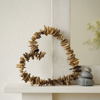 driftwood heart wreath by ella james