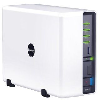 Synology Disk Station 2 Bay (Diskless) Network Attached Storage DS209 (White) Electronics