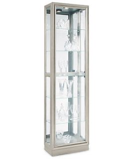 Platinum Curio Cabinet, Side Entry   Furniture