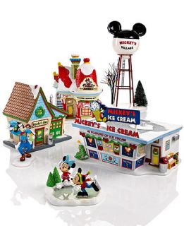 Department 56 Mickeys Christmas Village Collection   Holiday Lane