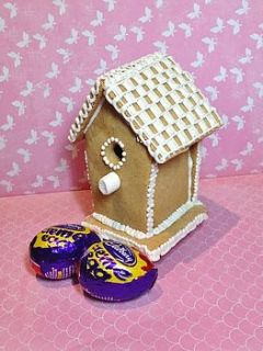 gingerbread easter bird house by the little lancashire smallholding