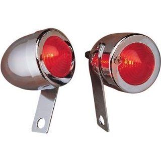 Drag Specialties Red Dual Filament Bullet Marker Light 162051 BC207 Automotive
