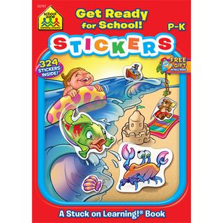 Get Ready for School Stickers A Stuck on Learning Workbook School Zone Activity Books