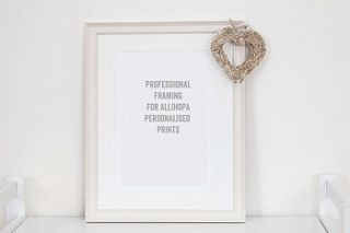 professional framing for allihopa prints by allihopa