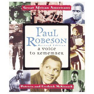 Paul Robeson (Great African Americans) Patricia C. McKissack, Fredrick, Jr. McKissack 9780766016743 Books