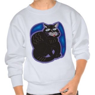 Fur Ball Black Cat Sweatshirt